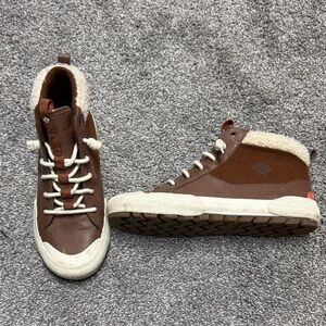 Sperry Pier Wave Storm Tumbled Sneaker Bootie size 8